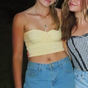 Yellow Tube Top
